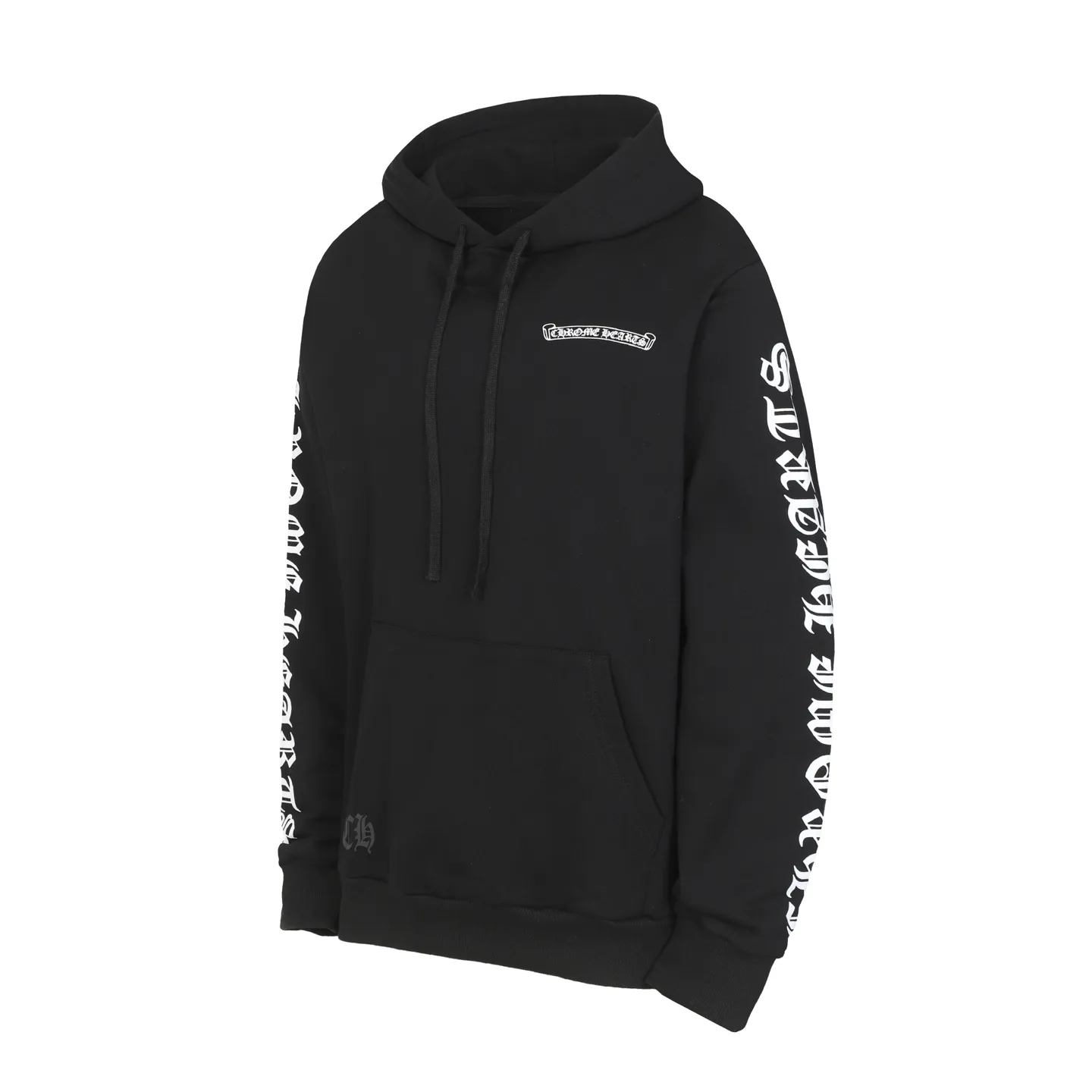 P250 #L3194 model, cross-border running quantity, please do not place an order if you pursue quality - Chrome Hearts/Chrome Hearts Sanskrit letters printed leather cross ✝️ hooded sweatshirt - high weight, high density and high quality, soft, delicate and skin-friendly wool, soft and silky to the touch, excellent warmth and skin-friendly properties - Custom-woven and custom-dyed, no color difference, no matter the fabric or workmanship details, beat the ordinary version on the market -Colour: black red -Size: S M LXL